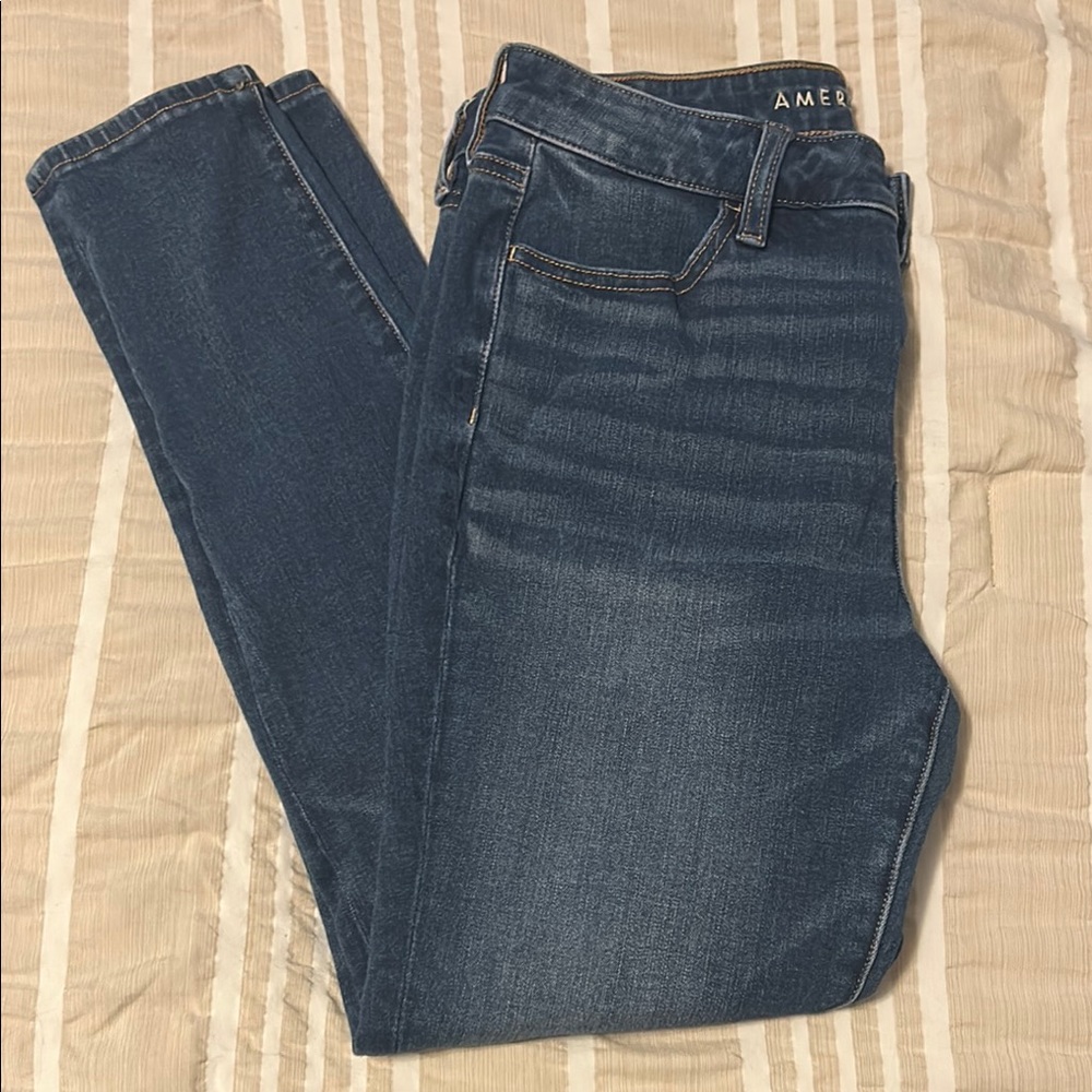 American Eagle Outfitters Blue Skinny Jeans